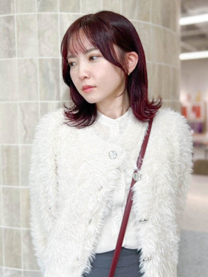 Elsa元町・三宮】レイヤーカット韓国カラー/顔周りカット