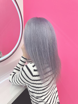 ほんのりパープル！ハイトーンシルバー！