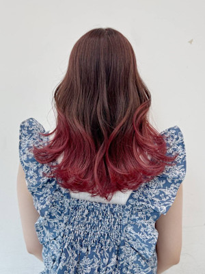 ピンクグラデーション