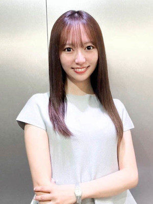 セミロングミディアムレイヤー大人カジュアル