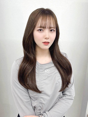 くびれ/韓国レイヤー/くびれ/顔まわり/髪質改善