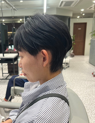 大人グラデーションショート