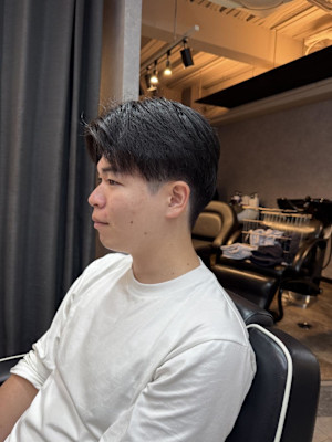 神田脩弥/刈り上げセンターパート/大宮