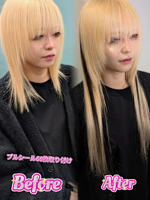 ローライトエクステでイメチェン！