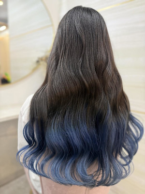 《三宅悠斗》裾カラー/ブリーチ/大宮