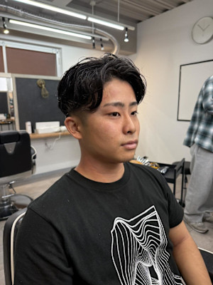 大宮/カット/短髪/毛流れ/センターパート