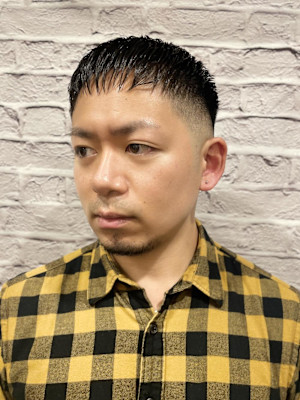 スキンフェードクロップショート