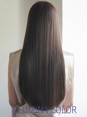 20代　髪質改善 イルミナカラー