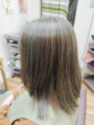 Romeo カラー　#白髪を楽しむカラー #白髪染め