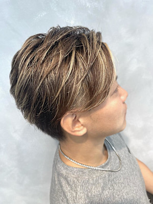 メンズハイライト/細目ハイライト