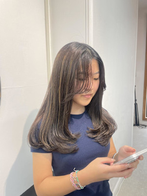 レイヤースタイル/レイヤーカット/ローレイヤー