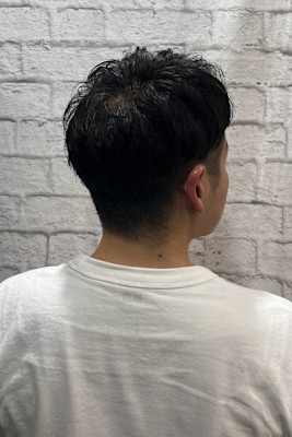 サラリーマンにおすすめ！爽やかアップバングスタイル