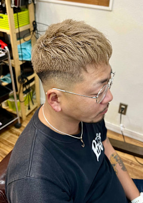 ダウンバングスキンフェードカット