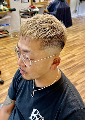 ダウンバングスキンフェードカット