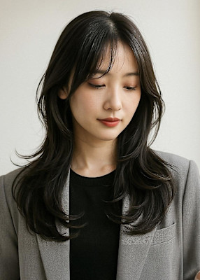 大人ハッシュカット/レイヤー/古町/新潟