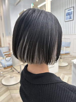 インナーカラーホワイトベージュ