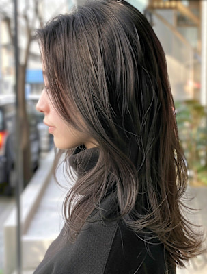 赤味消しグレージュ＊うる艶カラー/髪質改善/仙台駅前/全席個