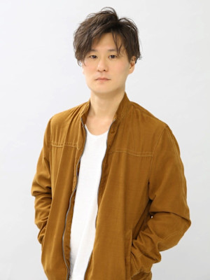 メンズパーマ/前下がり/刈り上げ