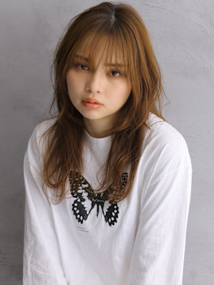 抜け感/ロングレイヤー