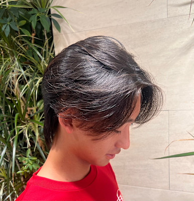 【学校や職場でバレないニュアンスパーマ】