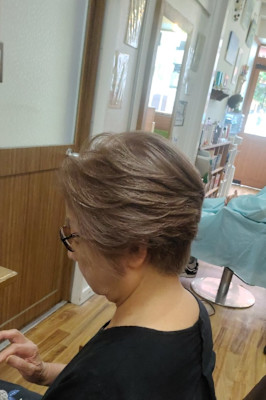 Romeo カラー　#白髪を楽しむカラー #白髪染め