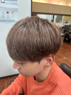 ピンクブラウンマッシュ