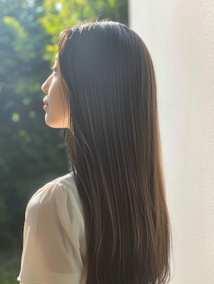 ロング/髪質改善/ブラウン