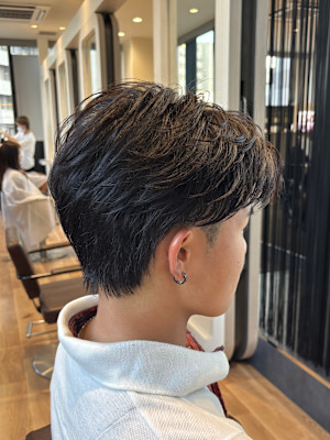 メンズカット/フェザーショート/フェザーパーマ