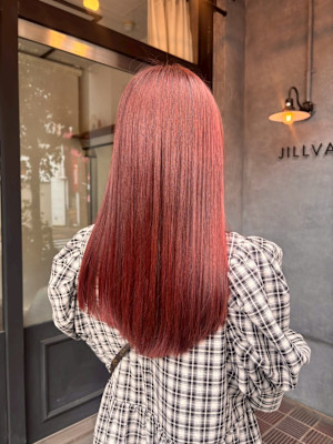 髪質改善/透明感カラー/顔まわりレイヤー/カット/韓国/前髪