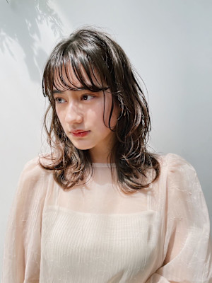 since 銀座 【シンス】×ミディアムパーマスタイル