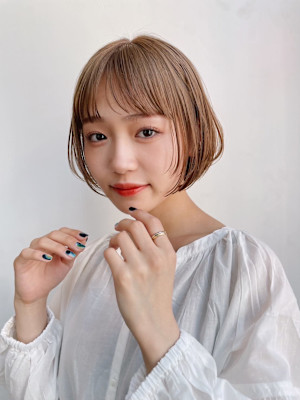 since 銀座 【シンス】×ベージュカラーボブスタイル