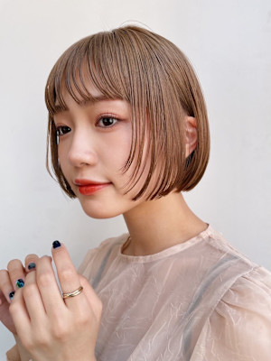 since 銀座 【シンス】×ベージュカラーボブスタイル