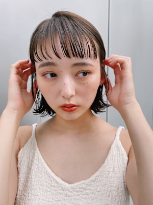 since 銀座 【シンス】×アッシュブラウンボブスタイル