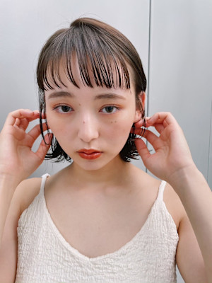 since 銀座 【シンス】×アッシュブラウンボブスタイル