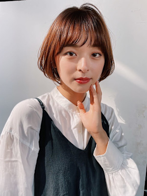 since 銀座 【シンス】×つやカラーミニボブスタイル