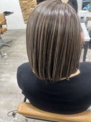 白髪ぼかしハイライト/イルミナカラーブリーチ30代40代50