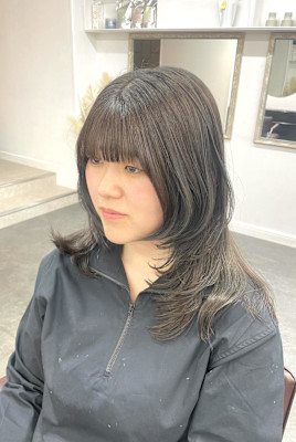 ミディアムレイヤー/レイヤーカット/ロングレイヤー