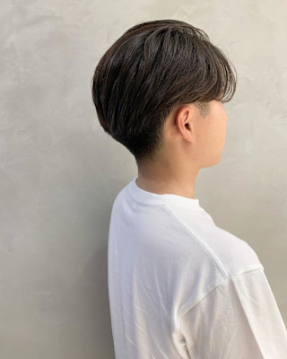 センターパート/フェザーパーマ/ニュアンスパーマ