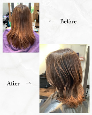 ≪お客様スタイル≫ ハネをいかした外ハネスタイル