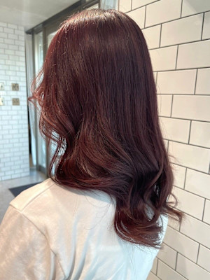 【Chao sachika】カシスピンク　ブリーチなしカラー