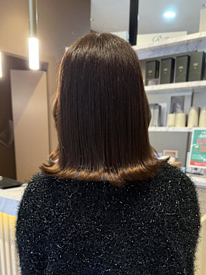 大人の透け感カラー