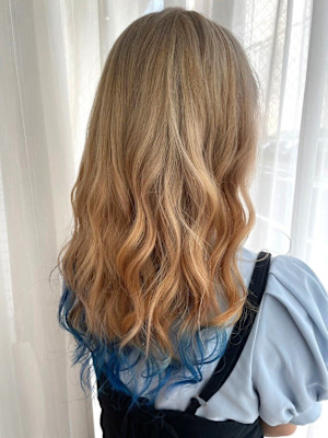 【ChaoMICHI sachika】ハイトーン　裾カラー