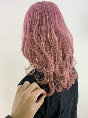 ハイトーンピンク/ペールピンク/ブリーチ必須