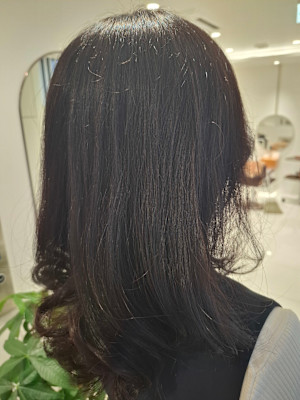 酵素カラー♪ダメージの元を除去