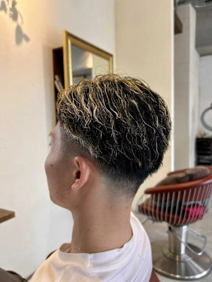 メンズハイライトフェード