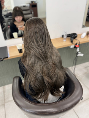 艶髪/透明感ヘア/ブリーチなし/韓国/ヘアレイヤー/表参道/