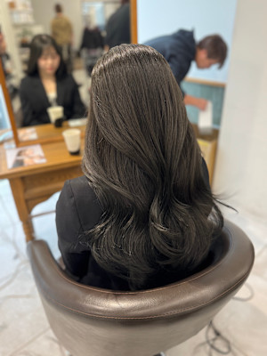 艶髪/透明感ヘア/ブリーチなし/韓国/ヘアレイヤー/表参道/