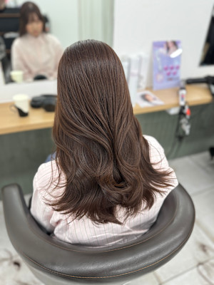 艶髪/透明感ヘア/ブリーチなし/韓国/ヘアレイヤー/表参道/