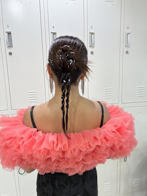 結婚式お呼ばれヘア×カチモリヘア