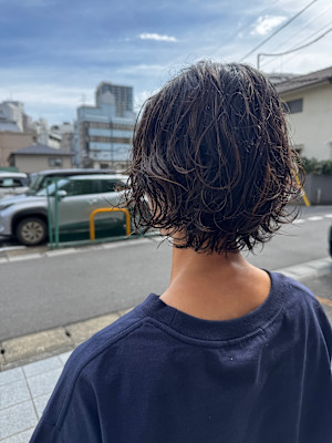 【クセ毛を活かしたい◎】ショートウルフスタイル